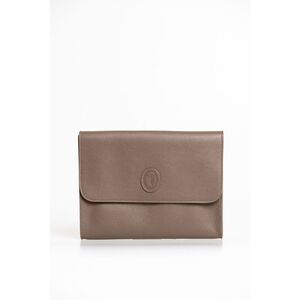 Trussardi Brown Polyester Men Men's Clutch